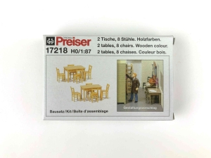 H0-PREISER-17218---Tische-Sthle