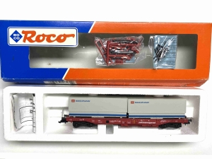 H0-DC-ROCO-46562---Taschenwagen---Gterkraftverkehr---DB---Ep-V