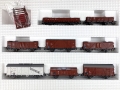 Bild 2 von H0 DC ROCO 44002 - Güterzugset mit 8 Güterwagen der DB - Ep. III